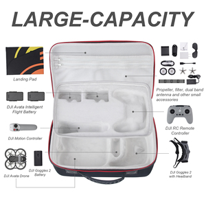 Chống sốc không thấm nước vỏ cứng EVA Drone trường hợp đối với <span class=keywords><strong>DJ</strong></span> I Avata 2 <span class=keywords><strong>Combo</strong></span> lưu trữ túi du lịch Mang trường hợp - Product Image 3