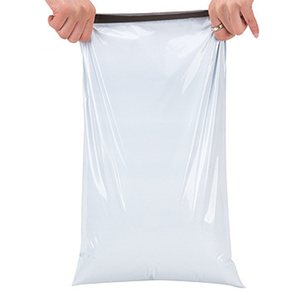 Bolsas de correo exprés para ropa, Color blanco liso, autosellado, envío rápido - Product Image 2