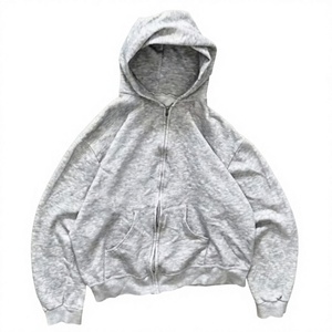 Unisex <b>Dark</b> <b>Blue</b> Cropped Hooded Sweatshirt Oversized Fit Solid Color Fleece Knitted Casual Autumn Wear Regular Sleeve Style - Product Image 4