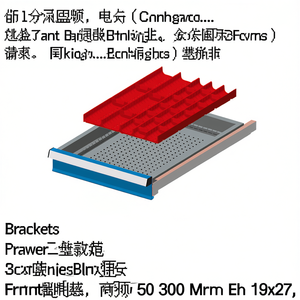 ชุดวัสดุกั้นลิ้นชัก Fami ด้านหน้าสูง50–300มม. EH 19x27 - Product Image 3