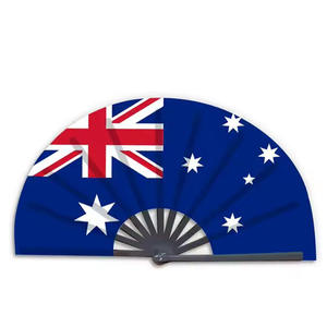 Abanico Plegable de Bambú con Bandera Nacional del Caribe, Abanico de Jamaica para Eventos Deportivos y Carnavales, Venta al Por Mayor - Product Image 5