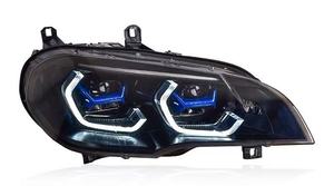 Phares de voiture pour BMW X5 E70 2007-2013, phares LED améliorés, nouveau projecteur laser, éclairage avant, double DRL, <span class=keywords><strong>clignotants</strong></span> - Product Image 2