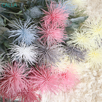 Fleurs artificielles floquantes de mer, 1 pièce, décoration de noël, vente en gros