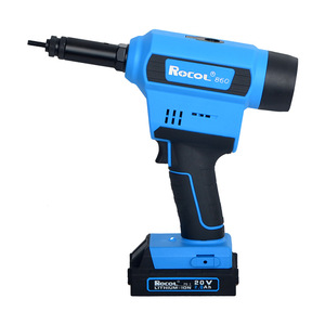 ปืนยิงรีเวทไฟฟ้า Rocol 20V แบตเตอรี่ลิเธียมไอออน ปรับระดับอัตโนมัติ รุ่น 860 - Product Image 3