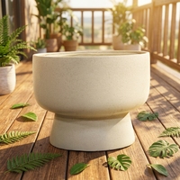 Design minimaliste glaçure mouchetée cactus mat pot de plante succulente décoration de la maison pots de fleurs et jardinière