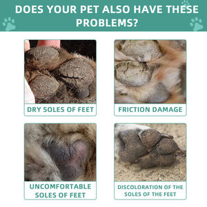 Bálsamo orgánico de seguridad natural para mascotas para perros y gatos, crema hidratante para patas de nariz, crema hidratante para patas - Product Image 4