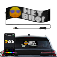Panneau publicitaire à LED Glite avec écran souple pour fenêtre arrière de voiture