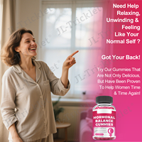 Julong OEM/ODM/OBM Gummies PMS Marque Privée Sans Sucre Vegan Équilibre Hormonal Gummies PMS pour Femmes