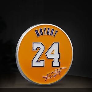 <span class=keywords><strong>Kobe</strong></span> BRYANT <span class=keywords><strong>Camiseta</strong></span> amarilla Moneda de baloncesto Los Ángeles Lakers 8 / <span class=keywords><strong>24</strong></span> Medalla de baloncesto de la Nba Colección conmemorativa - Product Image 4