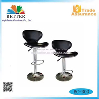 Tabouret de bar en métal contemporain et tendance, chaise de comptoir moderne réglable pour salle à manger, villa, café, restaurant, extérieur, hôpital