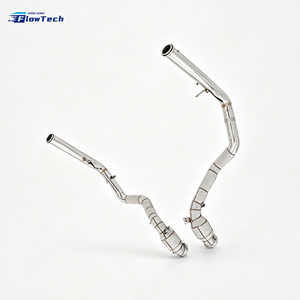 Downpipe de performance de haute qualité pour Mercedes Benz G500 W464 G550 M176 4.0T V8 en acier inoxydable 304, fixation directe par boulons - Product Image 5