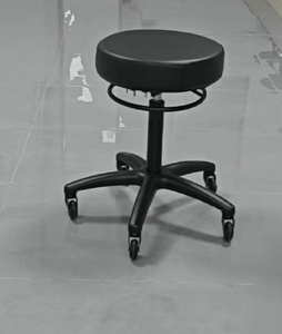 Taburete Redondo de Polifoam HS100 con Base de Aleación de 5 Estrellas, Ergonómico, para Médicos - Product Image 6