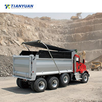 Kit de système de bâche basculante électrique en aluminium à 5 ressorts pour camion benne jusqu'à 28 pieds de large