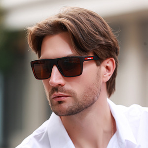 <b>Men's</b> Rectangle Polarized Sunglasses UV400 Full Rim Driving Sport Eyewear P1883 - Product Image 1