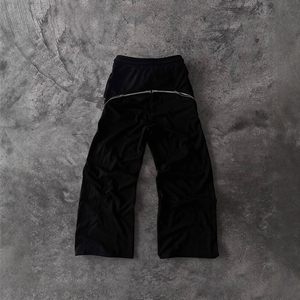 <span class=keywords><strong>Pantalones</strong></span> Elegantes con Cierre <span class=keywords><strong>para</strong></span> <span class=keywords><strong>Hombre</strong></span>, 380 g/m², Joggers de Algodón Estampado, Casuales con Cordón y Cadena, Diseño Deportivo, <span class=keywords><strong>Pantalones</strong></span> Oficiales de Calidad - Product Image 3