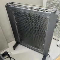 Chauffage électrique Mica Winter, autoportant, petit, portable, 2200W, télécommande, protection contre le basculement et la surchauffe, métal, utilisation domestique et extérieure