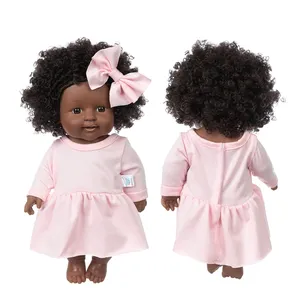 Hot Selling Reborn Doll 12in Kit soft full silicone doll American African black doll reborn baby toys