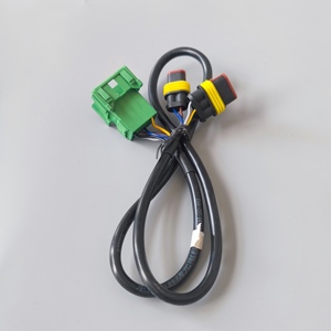 Kabel listrik mobil, 12 Pin pemutar CD TE soket FMS Plug 1-967627-1 hingga 2/3 Pin AMP konektor segel Super Otomotif - Product Image 2
