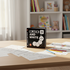 <span class=keywords><strong>Libro</strong></span> de Sonidos Interactivo en <span class=keywords><strong>Blanco</strong></span> y Negro para Bebés, <span class=keywords><strong>Libro</strong></span> de Sonidos para la Visión y el Oído - Product Image 1