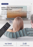 Control Remoto Universal Inteligente de 12 Teclas con Código Variable y Fijo, Alcance de 20m para TV, Android Box, Infrarrojo, para Venta al por Mayor de Fábrica