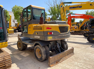 Excavatrice sur pneus d'occasion Daewoo Volvo LG670 de 7 tonnes avec moteur Doosan et pompe hydraulique, certifiée CE, avec attache rapide et brise-roche - Product Image 3