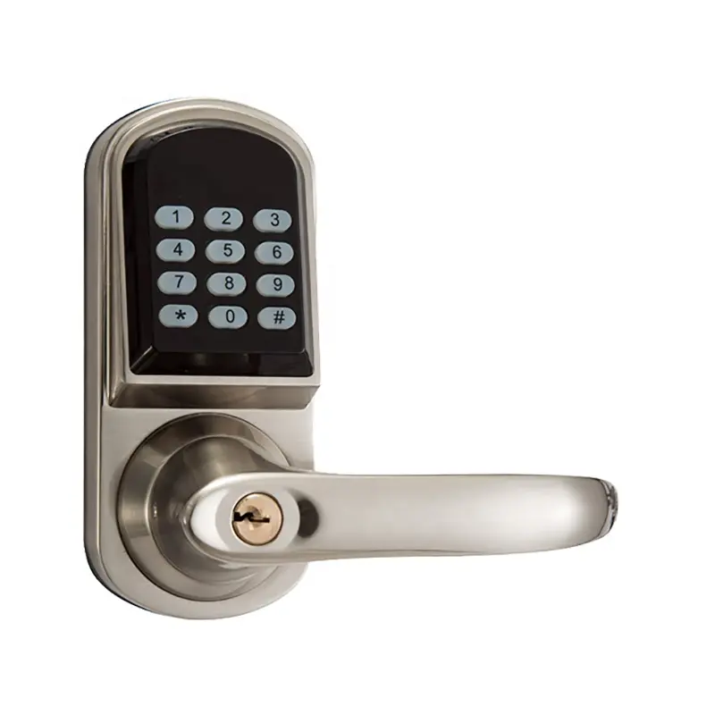 Interior Cerradura Inteligente Handle Door Lock Mechanical Key RFID Locker Lever Smart Electronic Digital Lock