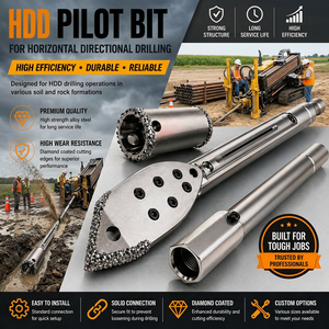 Foret de guidage Drillsoltek HDD pour la construction sans tranchée, longue durée de vie, haute efficacité - Product Image 1