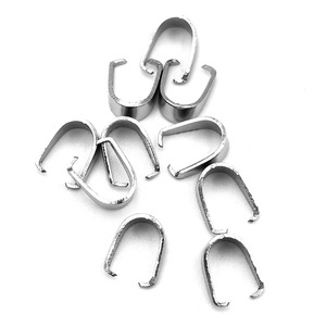 Clips de joyería de acero inoxidable de formas mixtas para hacer collares, paquete de 500 piezas H1035 - Product Image 2