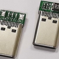 Connecteur mâle USB Type C 24 broches USB 2.0 PTC450 avec protection contre les surintensités, de A vers C 56K, de C vers C 60W 3A, à souder sur circuit imprimé