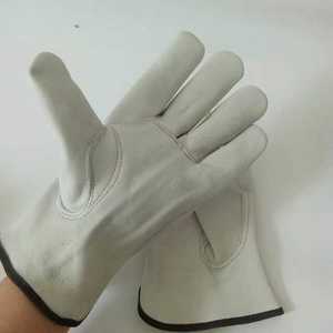 Guanti da fabbrica pelle di capra guanti in pelle di guida guanti da lavoro per uomo e donna - Product Image 6