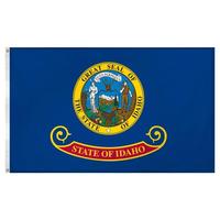 Nouveau drapeau imprimé de l'État d'Idaho, États-Unis, 3 x 5 pieds, 100 % polyester
