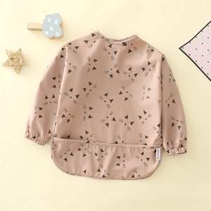 Overol Impermeable <span class=keywords><strong>de</strong></span> Manga Larga <span class=keywords><strong>para</strong></span> Niños, Ropa <span class=keywords><strong>para</strong></span> Comer, Babero <span class=keywords><strong>para</strong></span> Bebé - Product Image 3