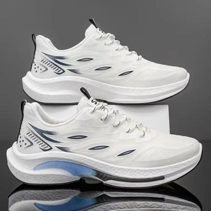 Excellent Breathable Spring Lace-up Men's <b>Running</b> <b>Shoes</b> Lightweight Mesh Upper Shock Absorbing Ultra Light Casual Trendy Outdoor - Product Image 1
