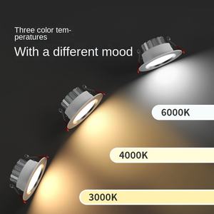 Lámpara de Techo LED Chulin AC 85-265V de Tres Colores, 7W, Empotrada en el Techo, para Hogar, Oficina, Sala de Estar, Iluminación Interior - Product Image 6