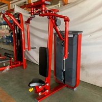 Machine Commerciale Double Fonction Pec Fly & Rear Delt, Appareil d'Entraînement Assis pour Pectoraux et Deltéens Postérieurs pour Usage en Salle de Sport