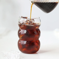Meilleure vente 550ml haute teneur en borosilicate café pour tasses grande capacité tasses à latte personnalisées pour les occasions de fête