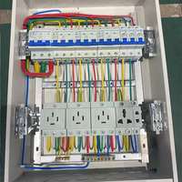 Armoire de distribution électrique extérieure étanche en acier inoxydable 100A 32A pour tableau de commande électrique