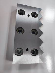 Lame industriali dimensioni su misura frantoio lama coltelli frese per Pet bottiglia frantoio lega brasatura lama fissa - Product Image 5