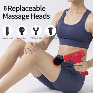 Pistola de Masaje Eléctrica Portátil de Percusión y Amasamiento para Relajación Muscular Corporal, Vibración Profesional - Product Image 4