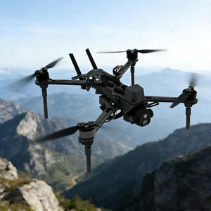 Drone FPV professionnel de 10 pouces, moteur sans balais, design pliable, caméra 4K UHD, stabilisation gyroscopique à 3 axes, transmission 5,8G, carbone - Product Image 2