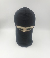 Cagoule multifonctionnelle noire tricotée pour homme, coupe-vent, avec cache-oreilles, pour moto, ski, sport et cyclisme, style Image, toutes saisons