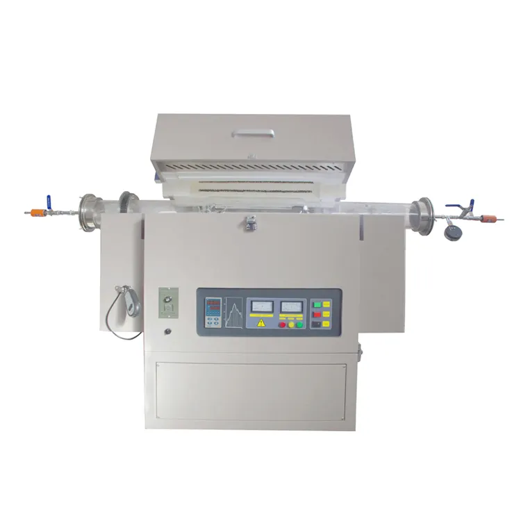 Kualitas tinggi Handal Programmable Kontrol PID Suhu Tinggi vakum laboratorium rotary tabung tungku untuk perlakuan panas
