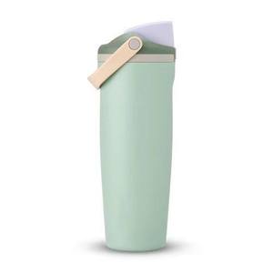 Botella de Agua Moderna de Acero Inoxidable de Alta Calidad de 30 oz con Asa Portátil, Doble Pajita para Beber, Taza Pop-Up, Botella Termo al Vacío - Product Image 4