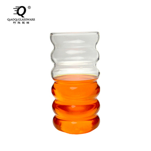 Taza <span class=keywords><strong>de</strong></span> agua <span class=keywords><strong>de</strong></span> vidrio <span class=keywords><strong>de</strong></span> borosilicato alto, una sola capa <span class=keywords><strong>de</strong></span> mesa <span class=keywords><strong>de</strong></span> juego <span class=keywords><strong>de</strong></span> té, venta al por mayor, desayuno, leche, café, taza oruga, taza circular - Product Image 3