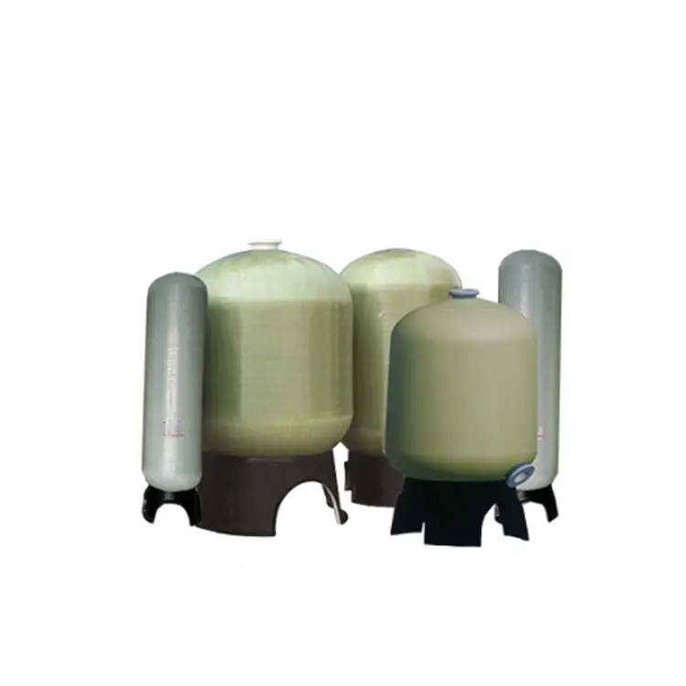 Water softening equipment Top and bottom 4 inch Opening 2069 2162 2465 2472 Fiberglass FRP Water Filter Tank