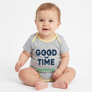 Vente directe usine – Combinaisons bébé vintage unisexe à manches courtes, vierges, écologiques, de haute qualité, personnalisables et abordables pour nourrissons et tout-petits - Product Image 1