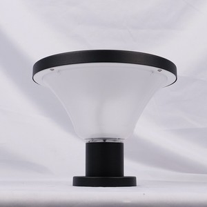 Lampes solaires à pilier 7W LED, lampe de jardin extérieure étanche, corps en plastique, montage semi-encastré - Product Image 5