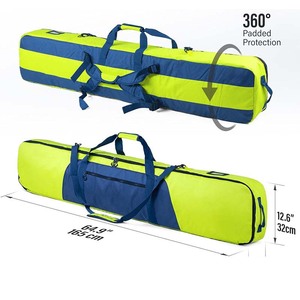 Échantillon gratuit, vente chaude, tendance, sac de voyage unisexe imperméable avec caractères dorés, pour le ski, le snowboard, la salle de sport, capacité de 36 à 55 L - Product Image 4
