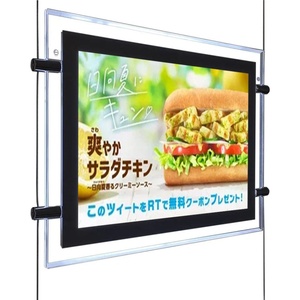 Custom A3 A4 Advertising Display Menu Board Crystal <b>Led</b> Hanging <b>Light</b> Box <b>Sign</b> Ultra Thin Waterproof Durable Eco-friendly 3-Year - Product Image 6