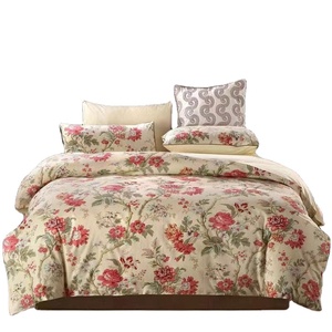 100% cotton in vải với thiết kế hoa 280cm 300tc Twill dệt chải kỹ sợi chống thuốc cho nhà dệt đám cưới bộ đồ giường đặt - Product Image 1